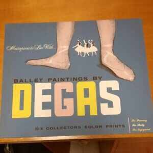 Art Prints, Portfolio of 6 Degas Ballet Art Prints